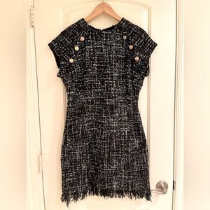 Franco Tweed Dress M